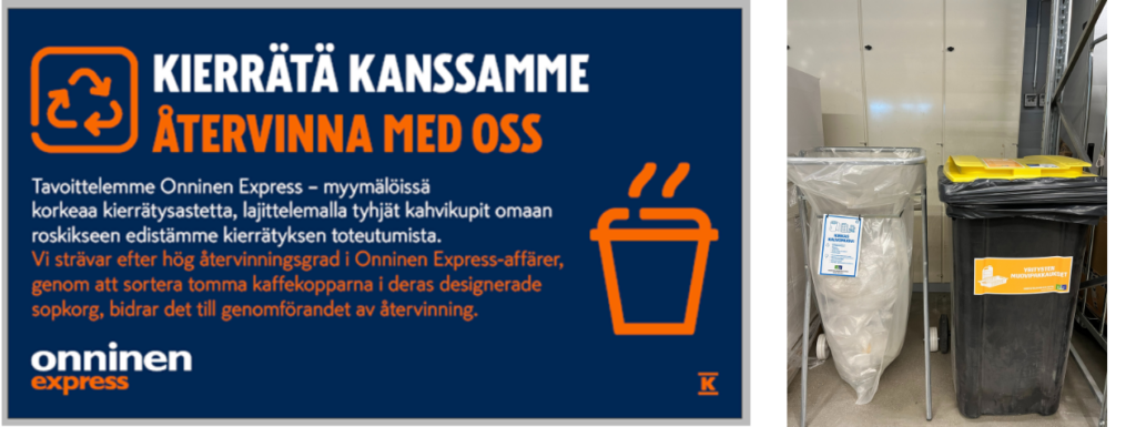Onninen keräsi vuonna 2023 hyötykäyttöön 18 prosenttia enemmän muovia verrattuna edelliseen vuoteen.